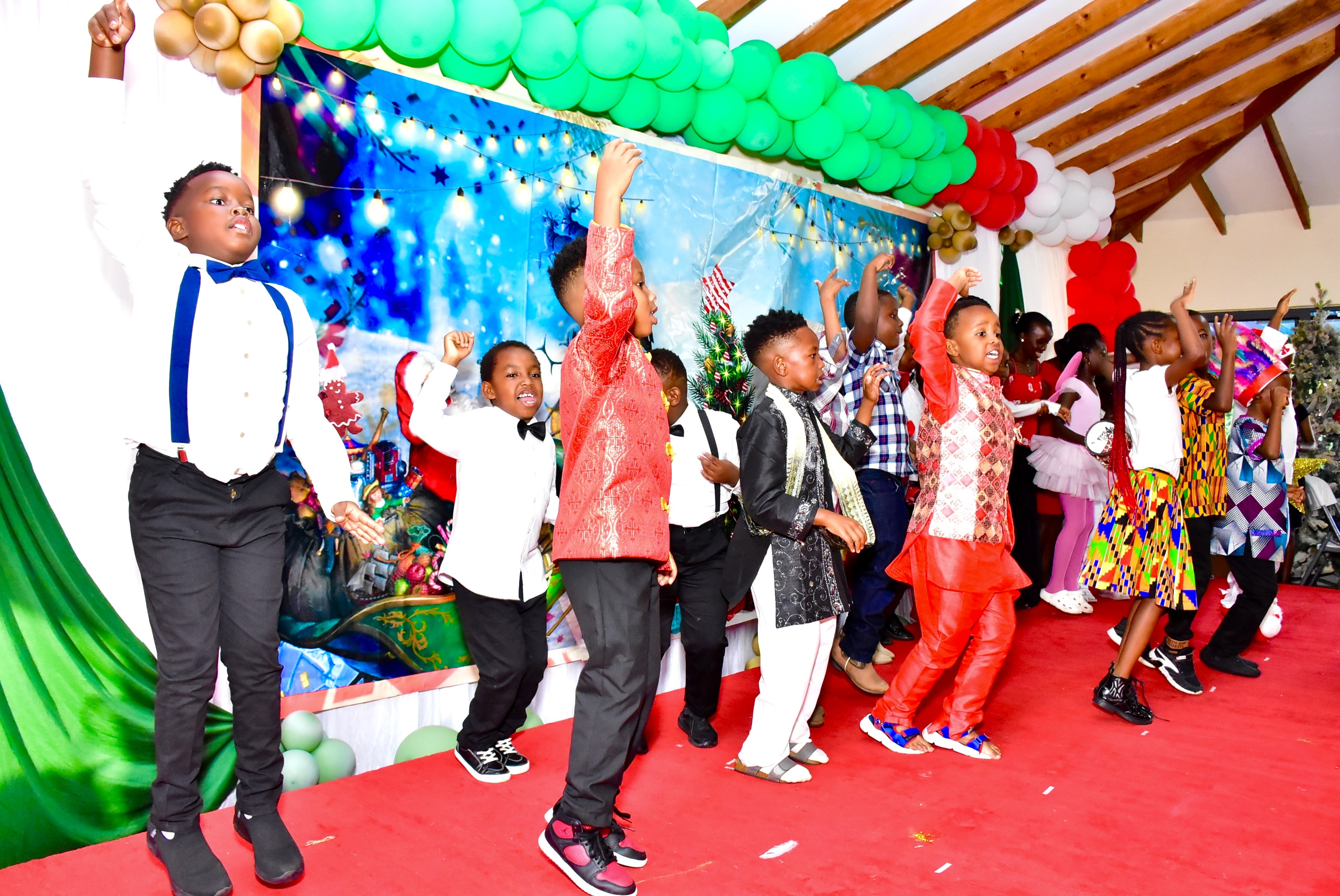 Students engaged in learning activities